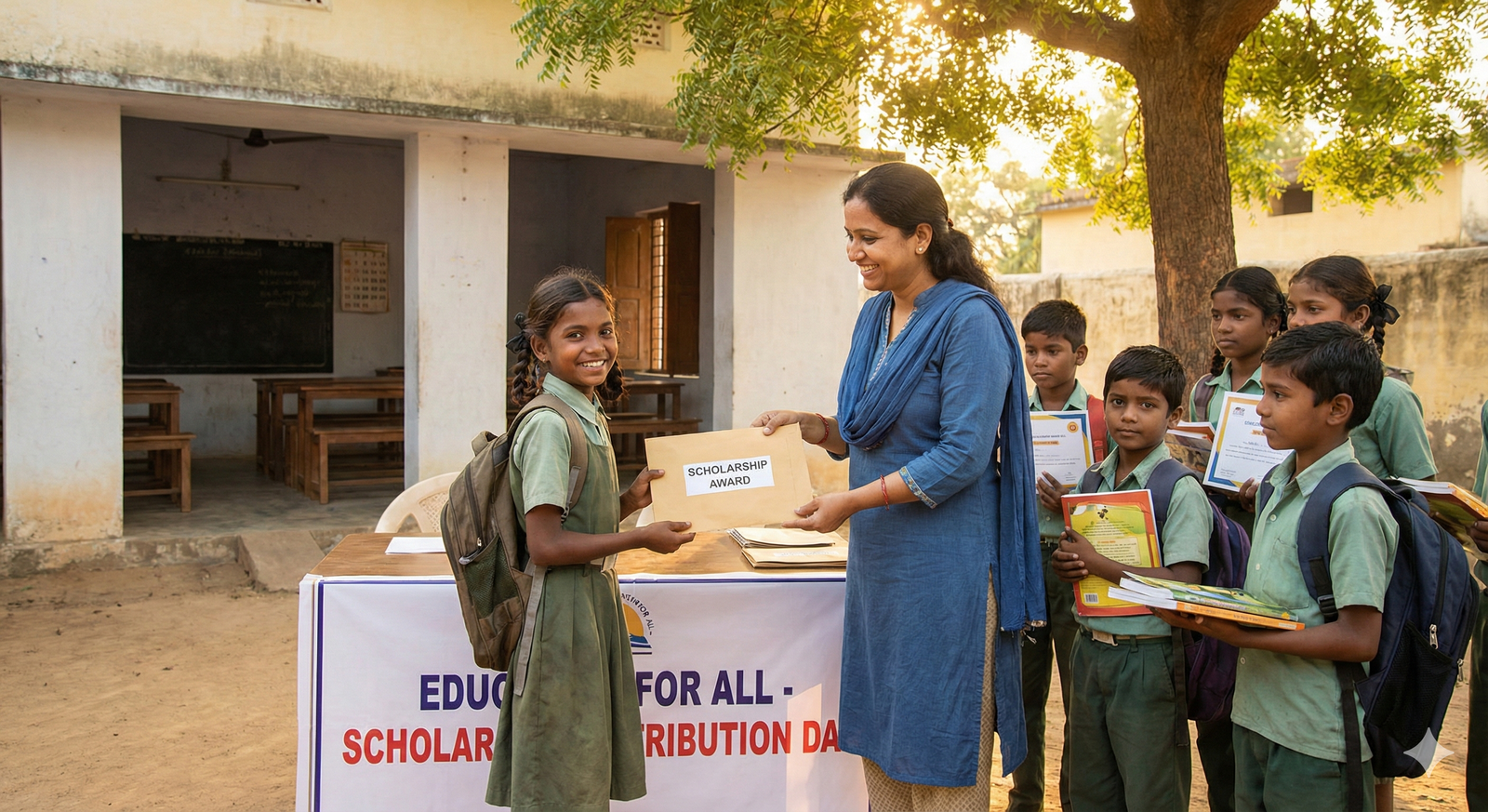 Scholarships for underprivileged children